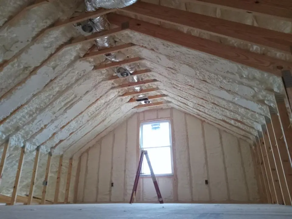 Spray foam roofing application for Crawl Space Insulation project in Sarasota